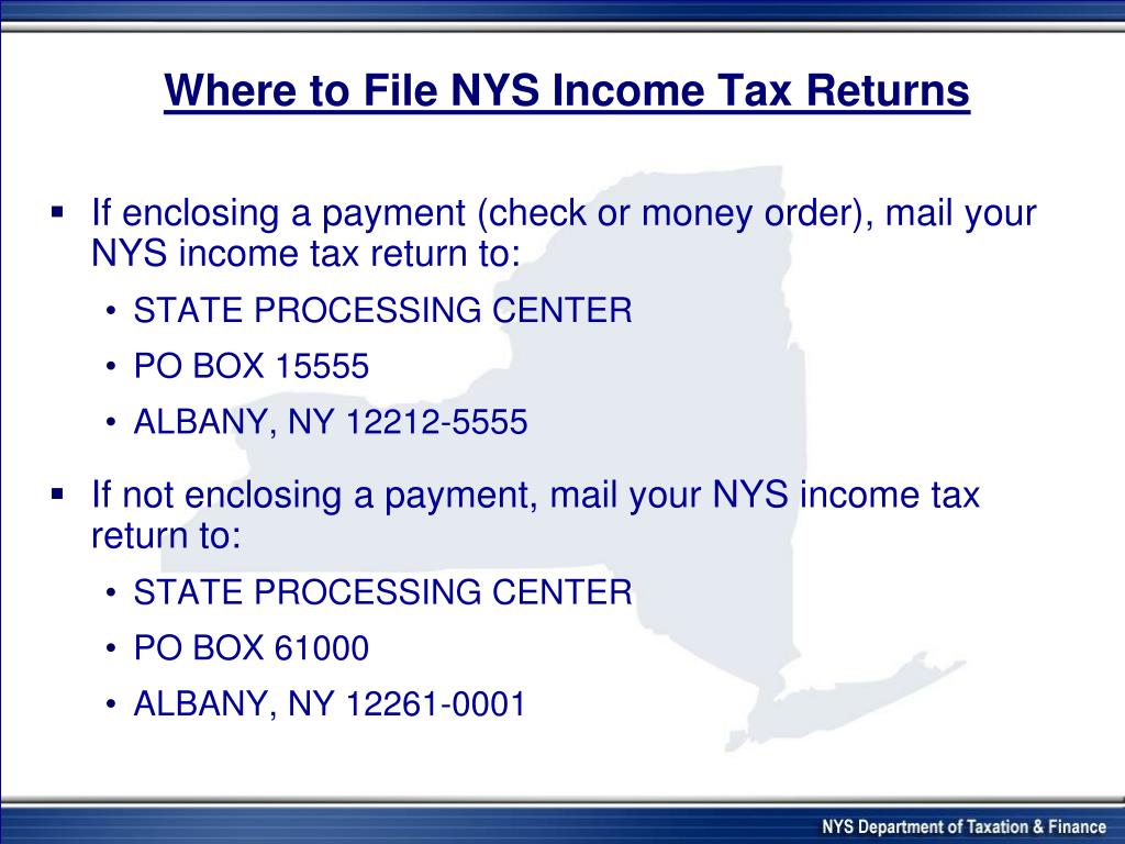 PPT New York State Department of Taxation and Finance PowerPoint
