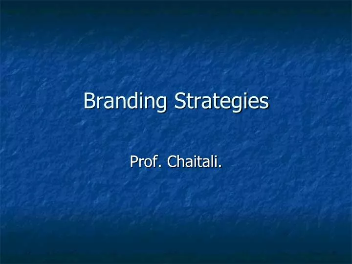 branding strategies n.