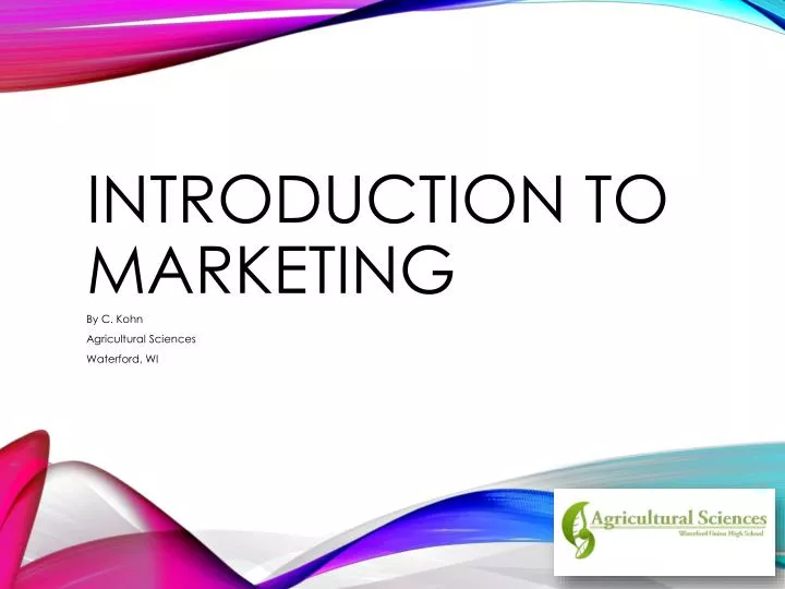 introduction to marketing presentation