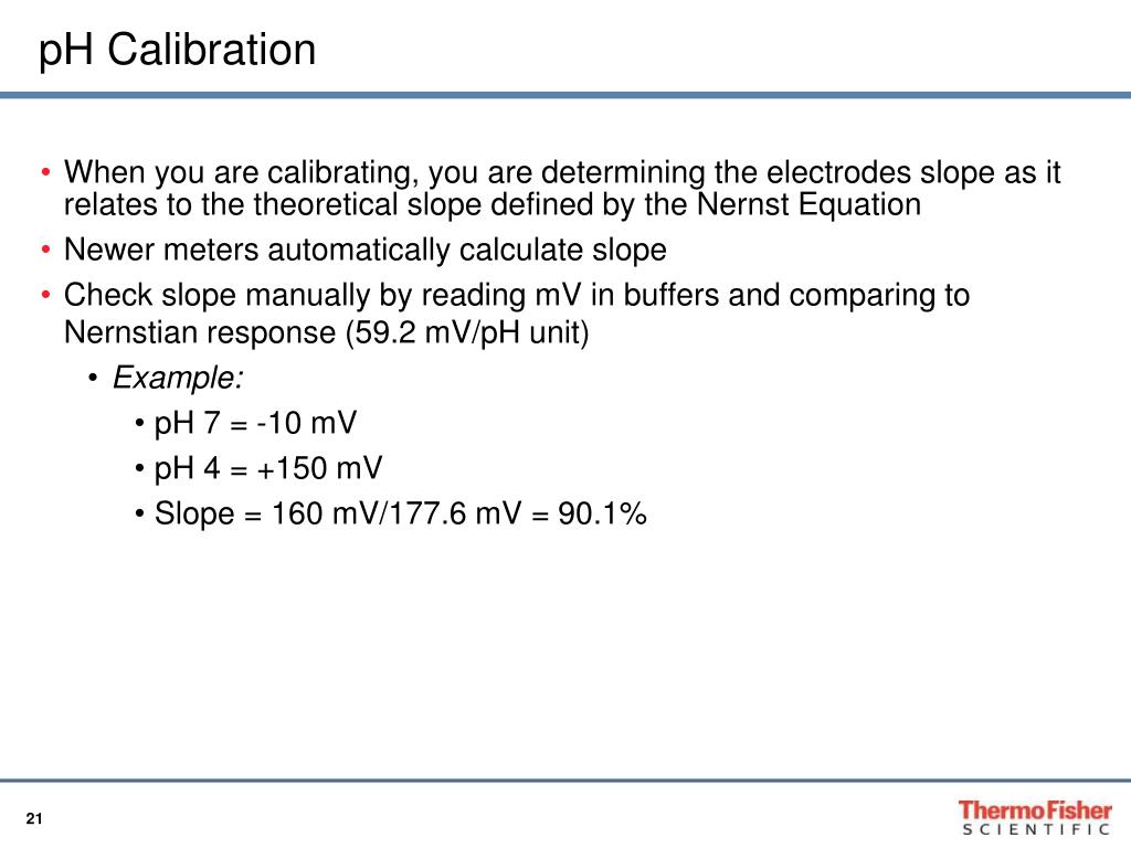 ph powerpoint measurements lab ppt presentation slope calibration