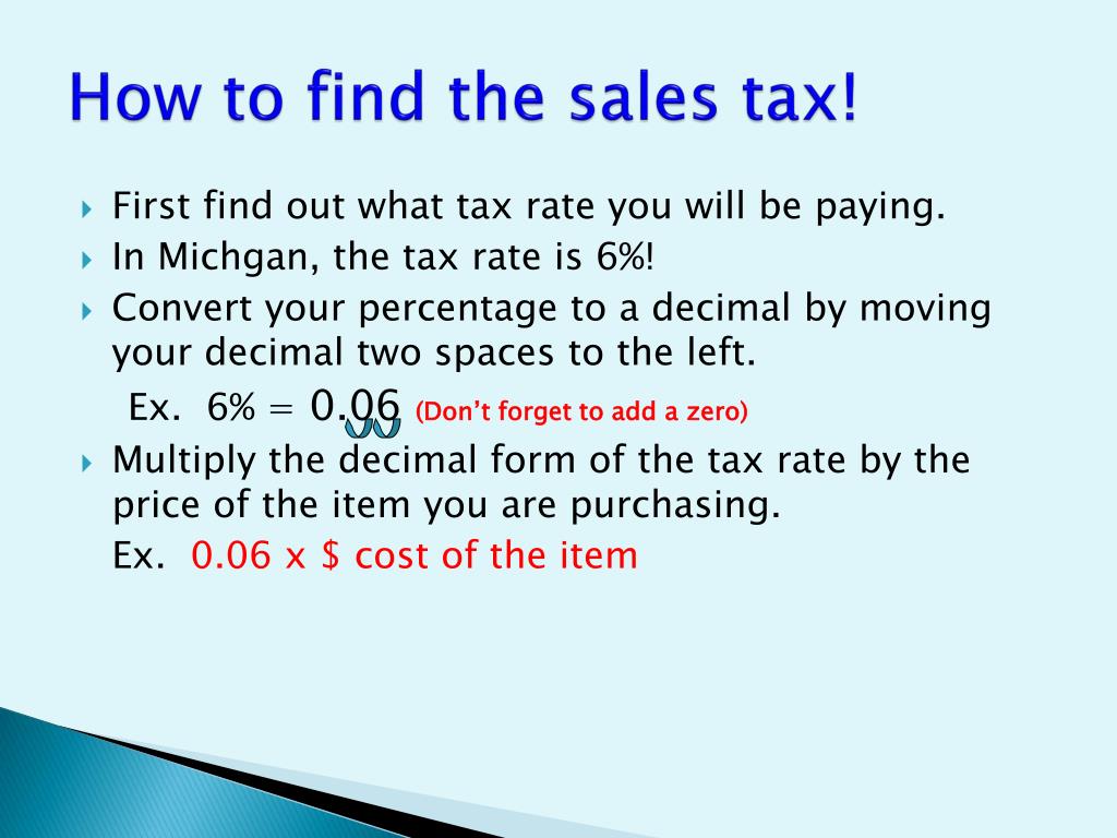 How To Figure Out Sales Tax >> Ppt Solving Problems Involving Discounts At Sales And Sales Tax How To Figure Out Sales Tax >> Ppt Solving Problems Involving Discounts At Sales And Sales Tax