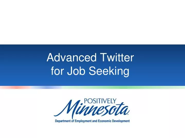 advanced twitter for job seeking n.