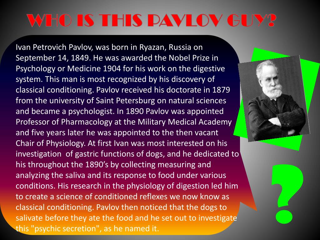 pavlov meaning