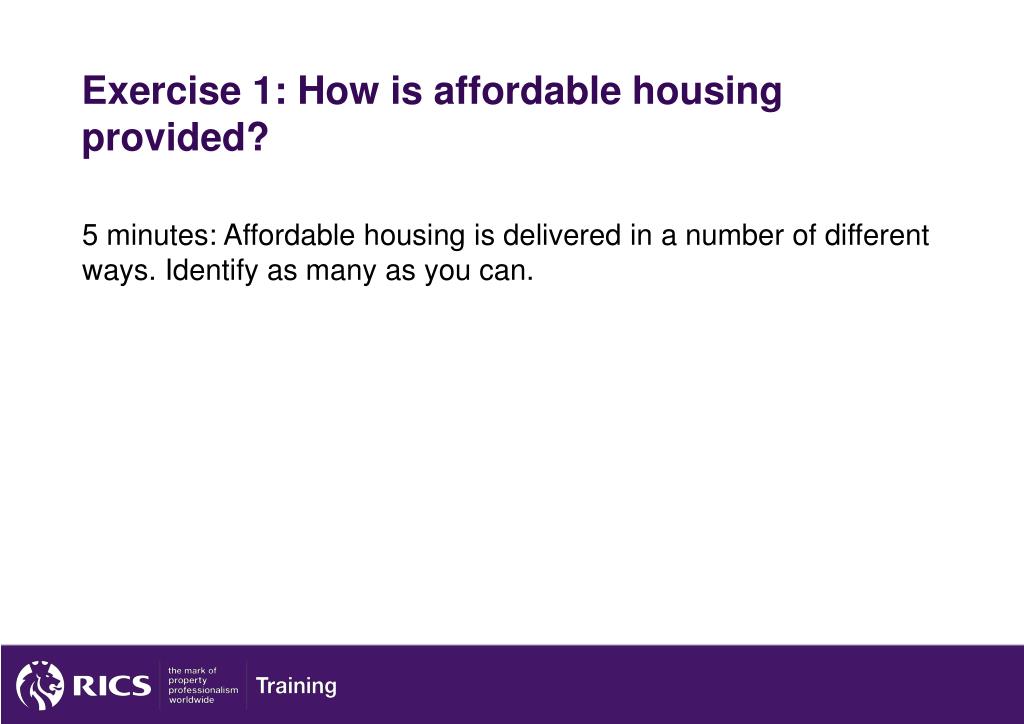 PPT Valuation of land for Affordable Housing PowerPoint Presentation