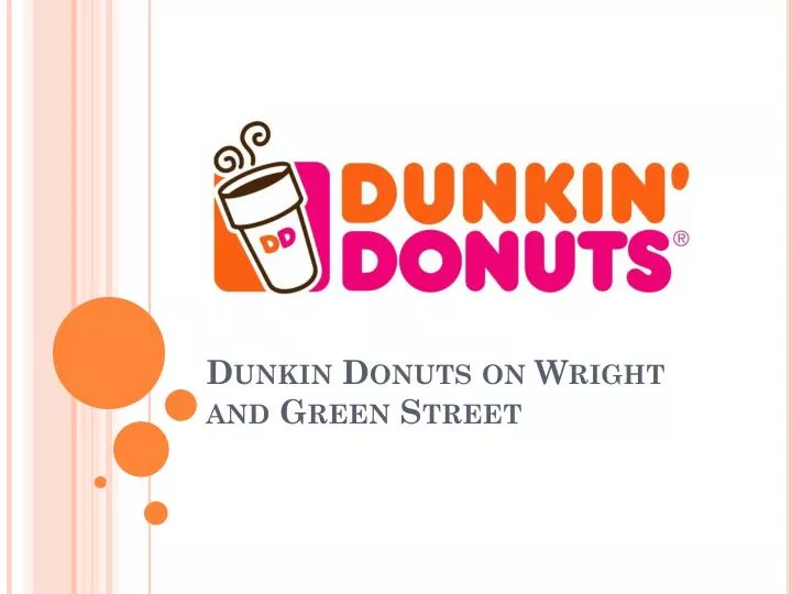 Dunkin Donuts Ppt Template