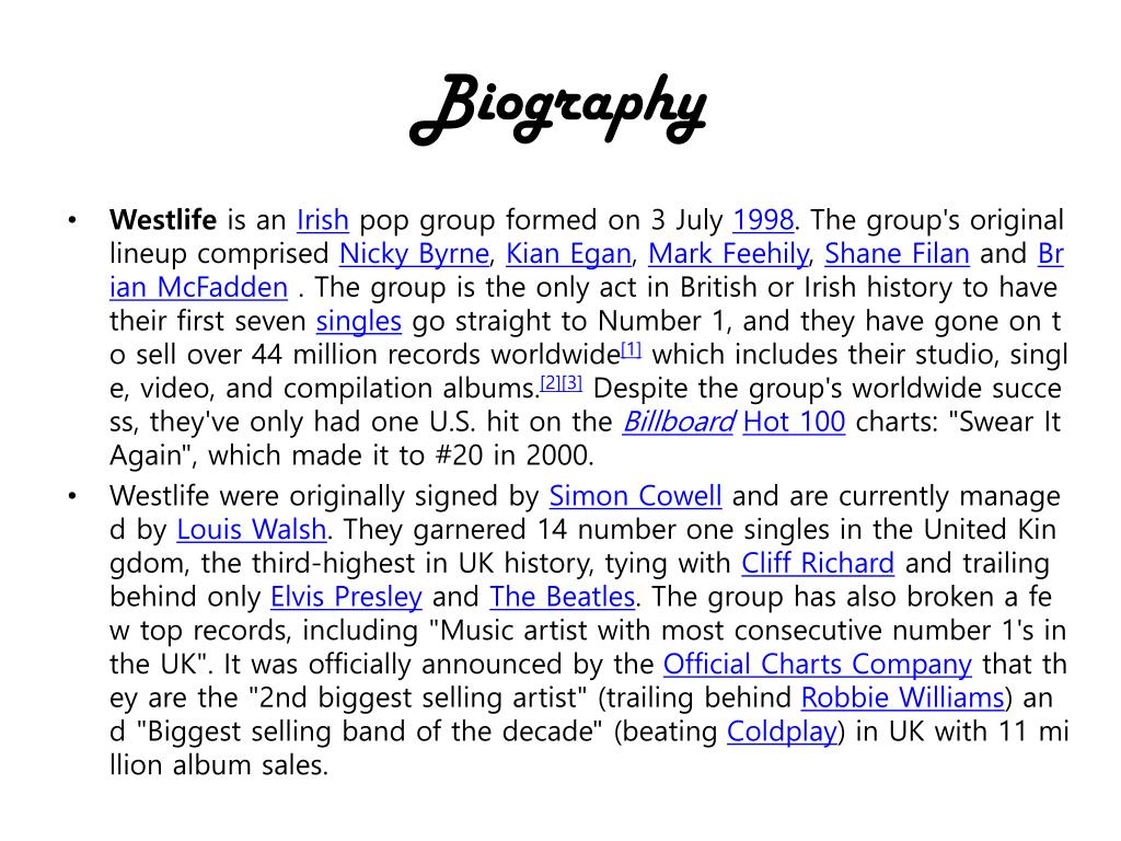 Westlife - Biography