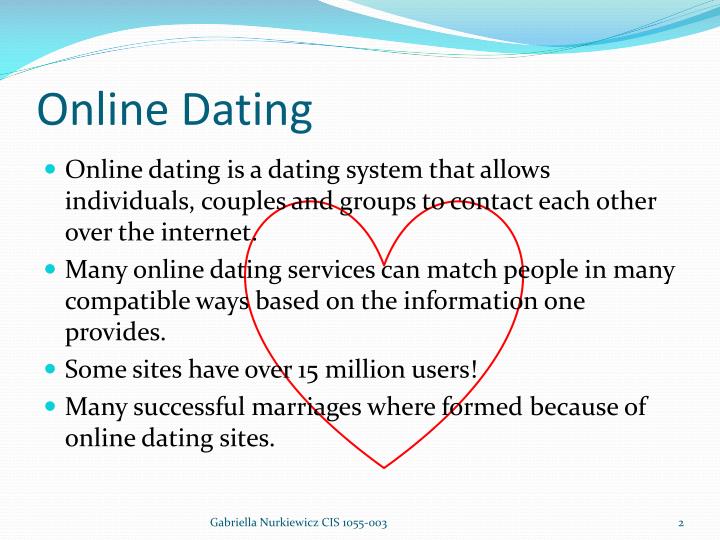 online dating system