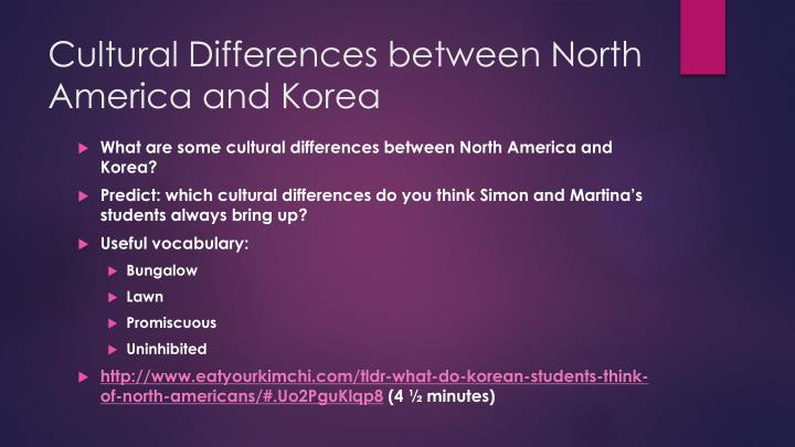 cultural differences between american and malaysian Extracts from this document introduction similarities and difference between american and asian culture culture can be defined as the ways of thinking, ways of acting, and the material objects that make up a person's way of life. cultural differences between american and malaysian Extracts from this document introduction similarities and difference between american and asian culture culture can be defined as the ways of thinking, ways of acting, and the material objects that make up a person's way of life.