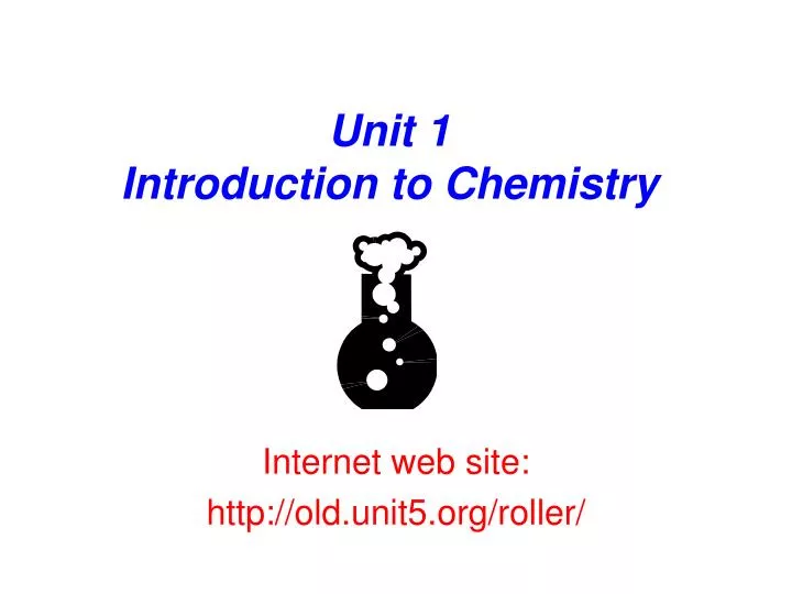 unit 1 introduction to chemistry n.