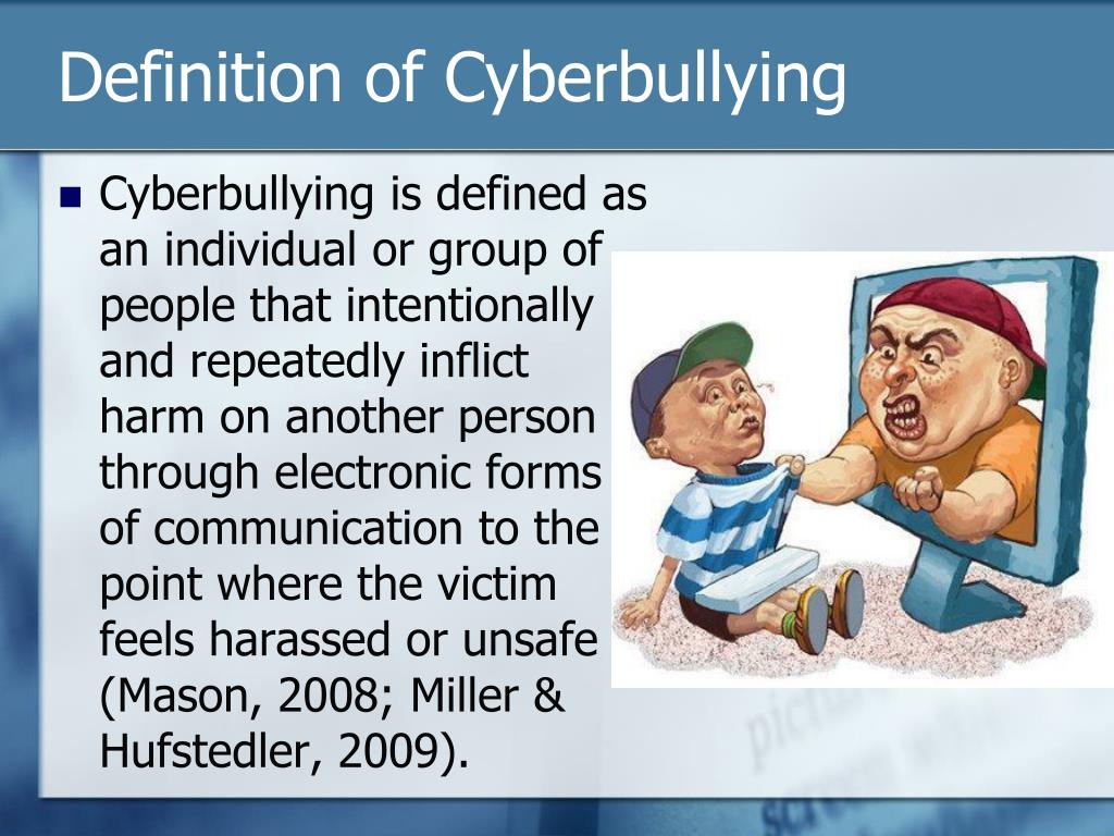 what is the definition of cyberbullying essay