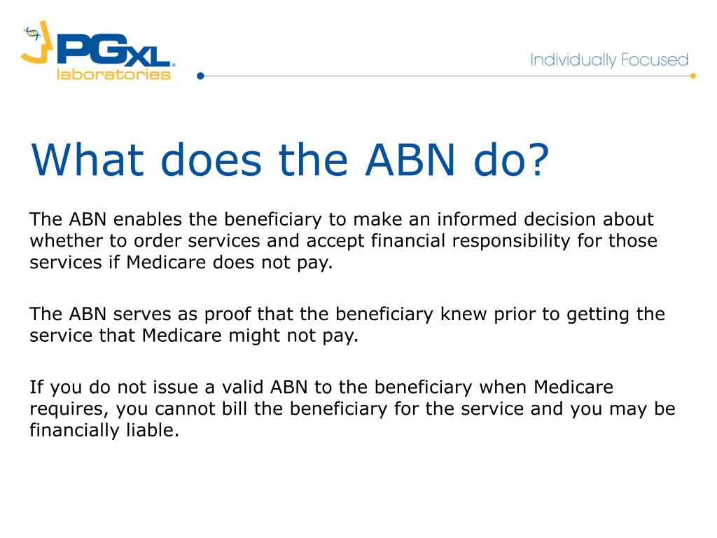 PPT Leading with Compliance The Advanced Beneficiary Notice (ABN) Form PowerPoint