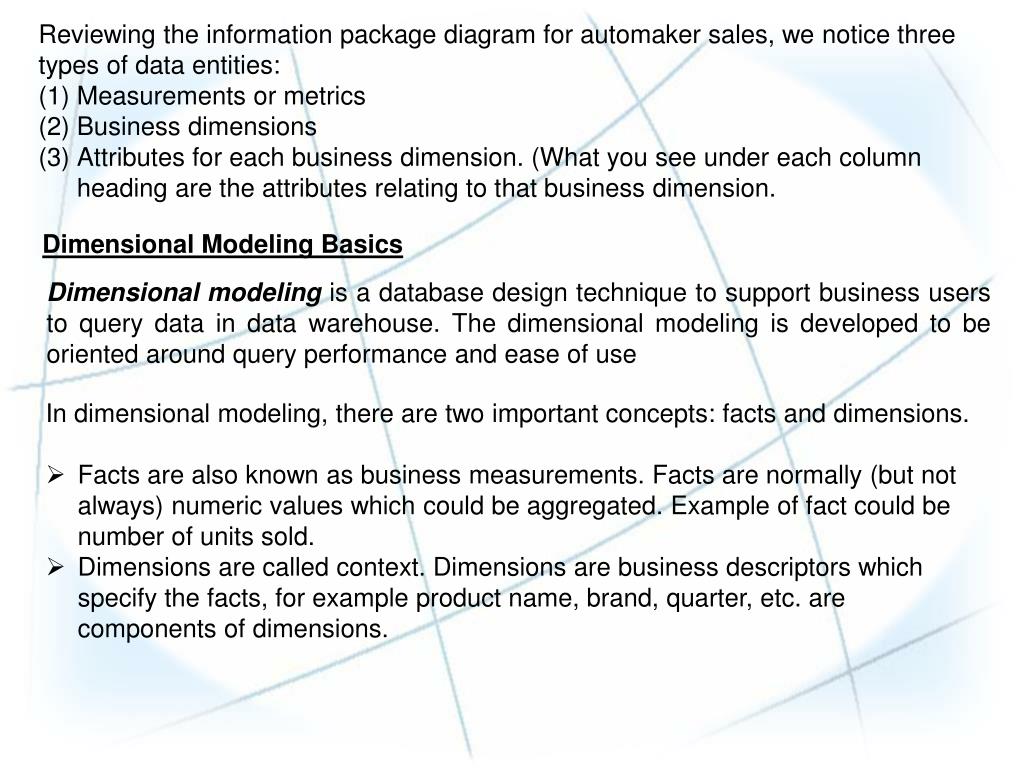 dimensional modeling principles