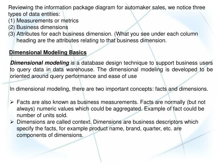 ppt chapter 10 principles of dimensional modeling powerpoint dimensional modeling example