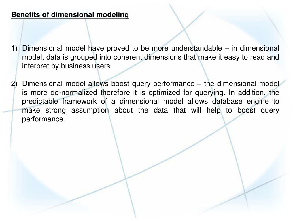 dimensional modeling principles