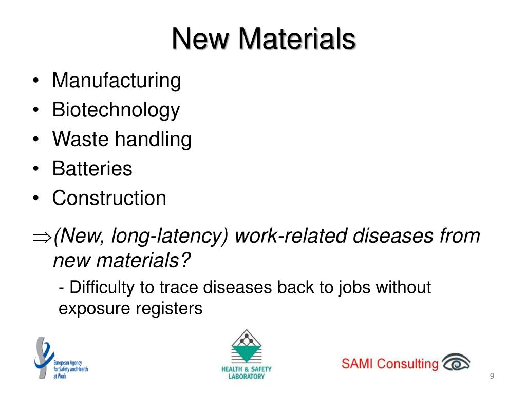 PPT Foresight of New and Emerging Risks to Occupational Safety and