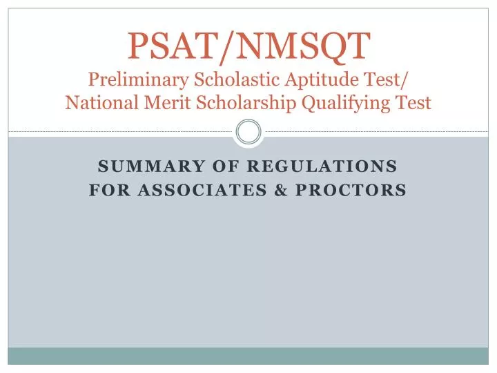 psat nmsqt preliminary scholastic aptitude test national merit scholarship qualifying test n.
