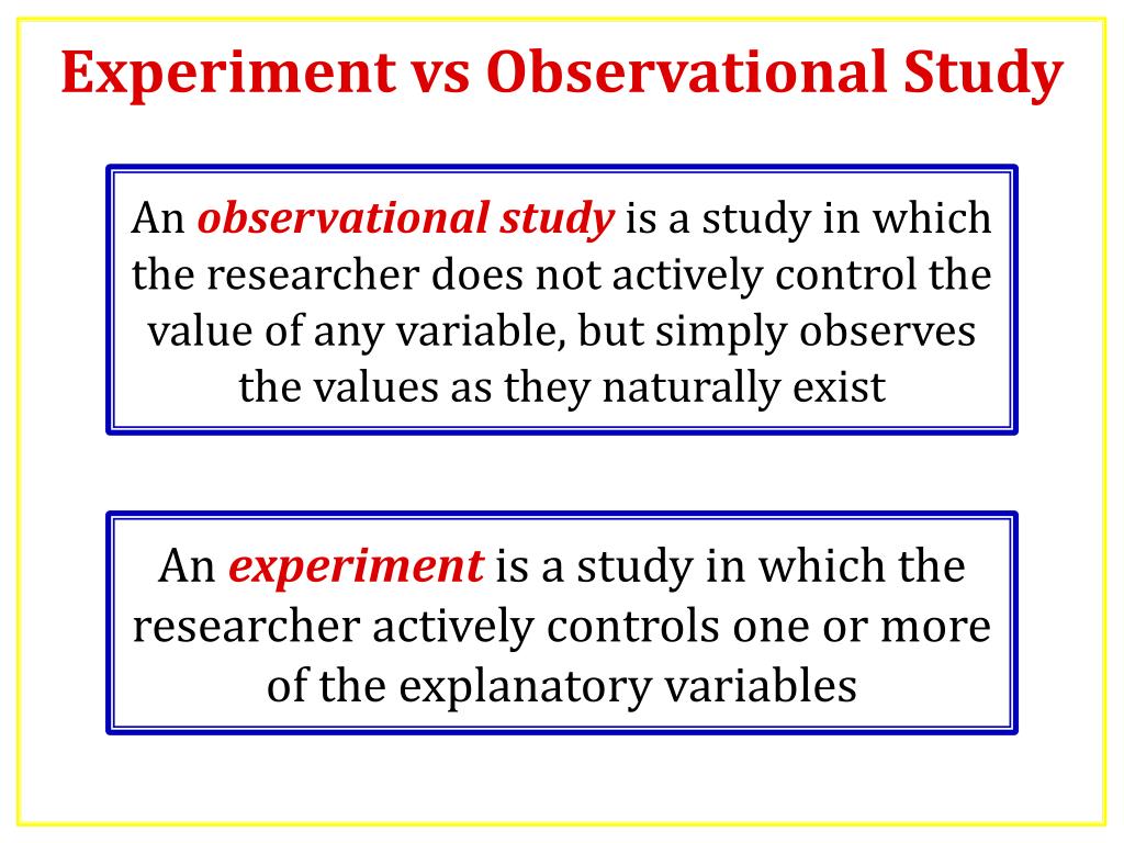 observational study vs case study