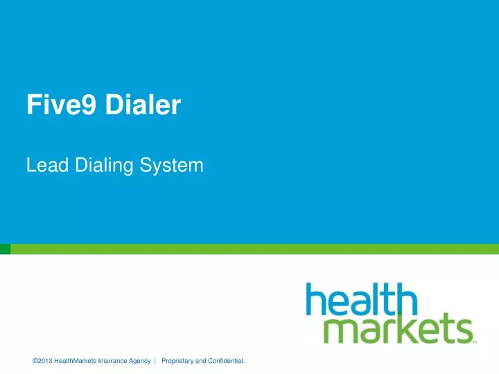 PPT - Five9 Dialer PowerPoint Presentation, free download ...