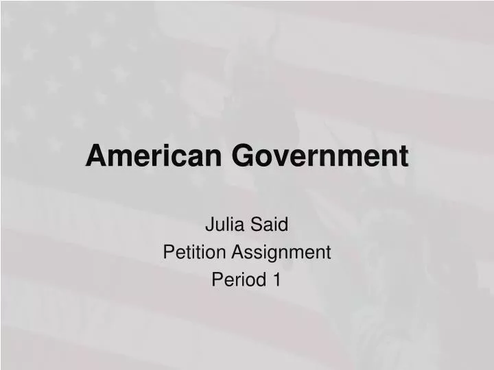 american government n.