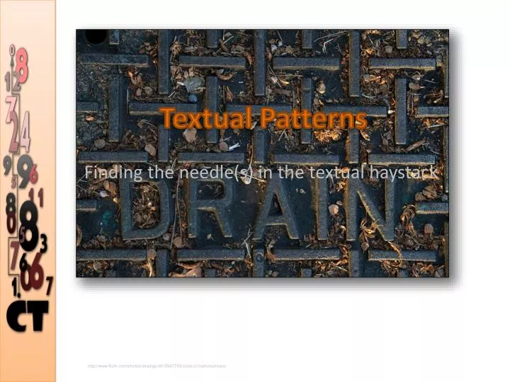 PPT Textual Patterns PowerPoint Presentation, free download ID1614551