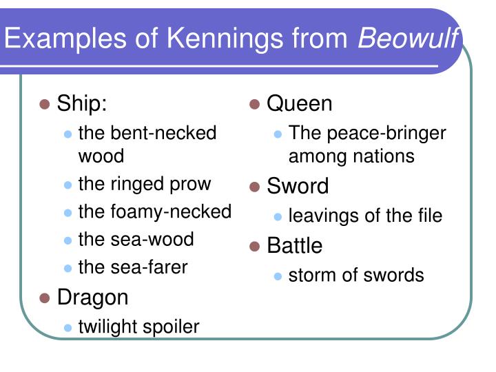 beowulf kenning assignment