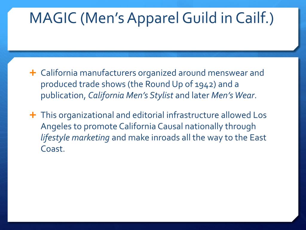 PPT California Casual Lifestyle Marketing and Men’s Leisurewear, 19301960 by William R