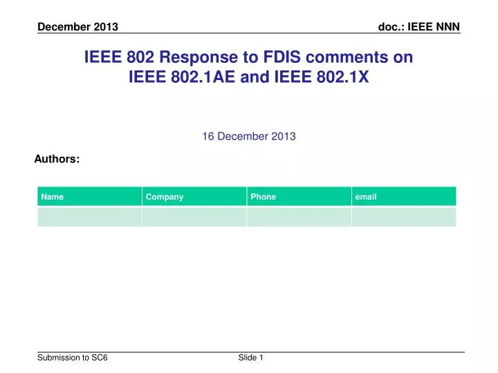 ieee 802 response to fdis comments on ieee 802 1ae and ieee 802 1x n.