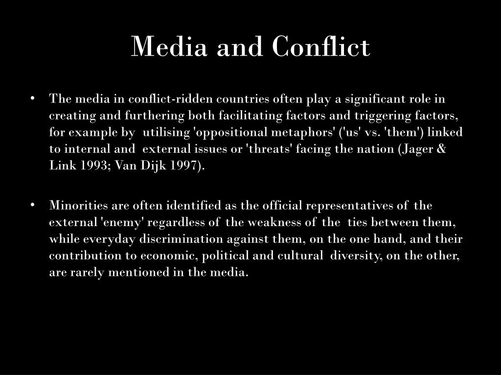 PPT - The Impact of Media Framing on Conflict Escalation and De ...