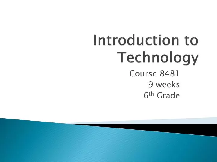 quiz 1 an introduction to presentation technology
