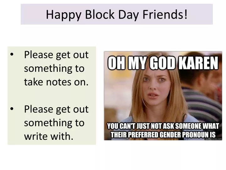 PPT Happy Block Day Friends! PowerPoint Presentation, free download