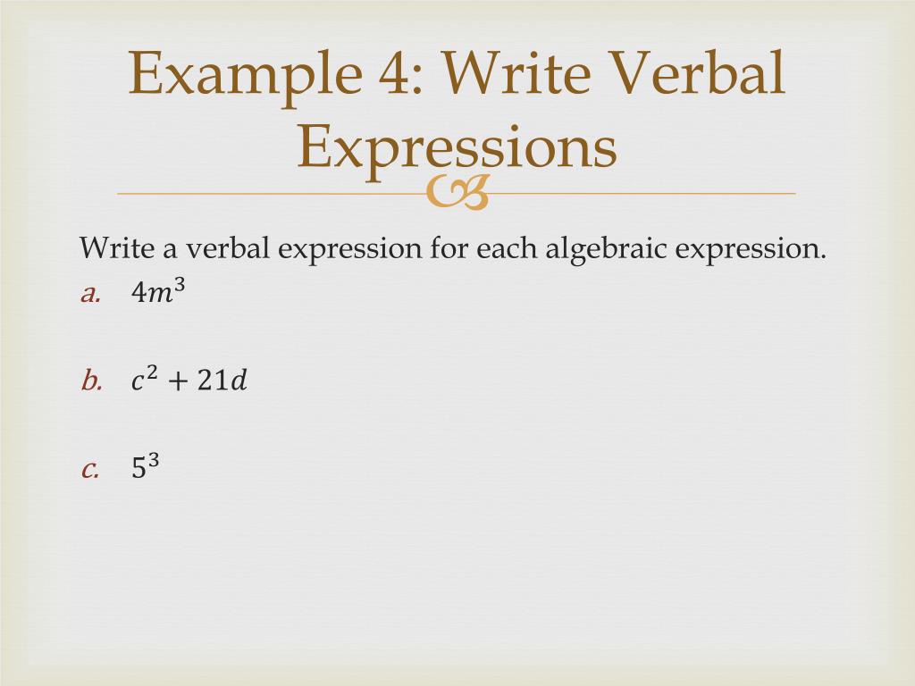 PPT - Variables and Expressions & Order of Operations PowerPoint