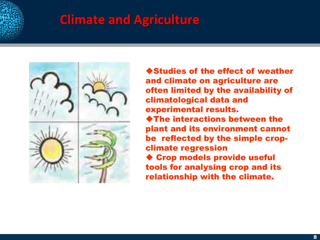 PPT - Assessment of climate change impacts on agriculture and a case ...