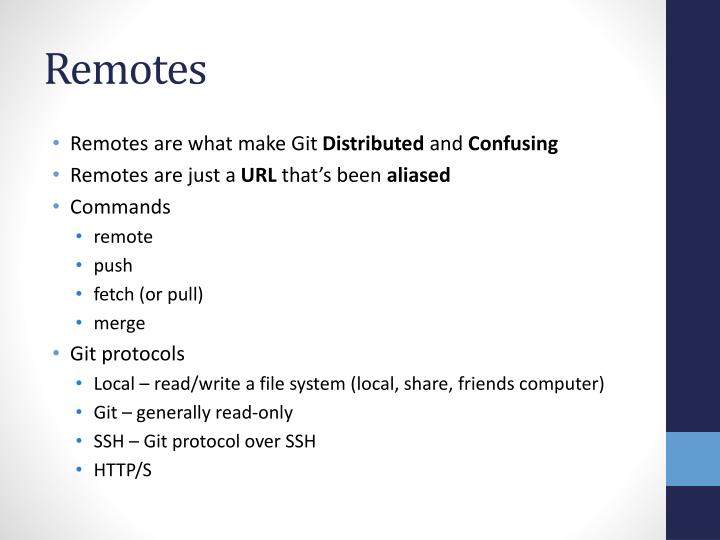 git remote