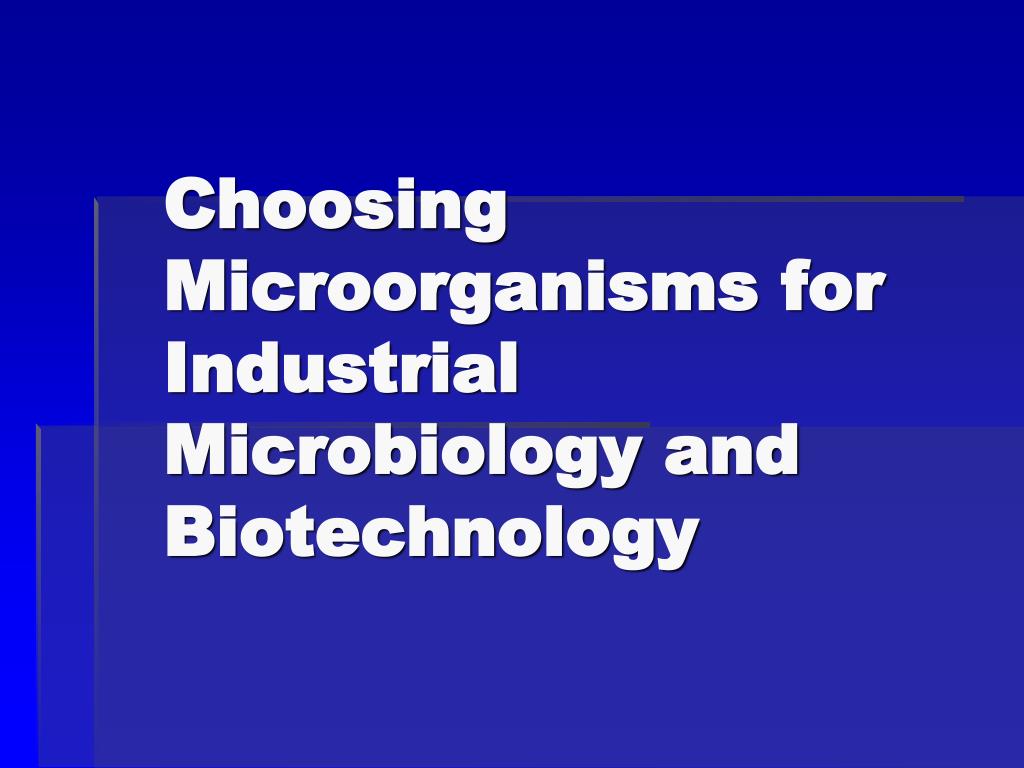 PPT Industrial Microbiology and Biotechnology Part2 PowerPoint