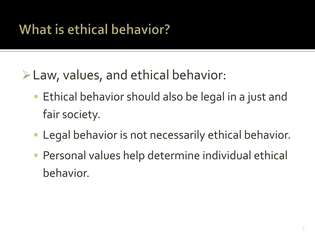 PPT - Chapter 3 Ethical Behavior and Social Responsibility PowerPoint ...