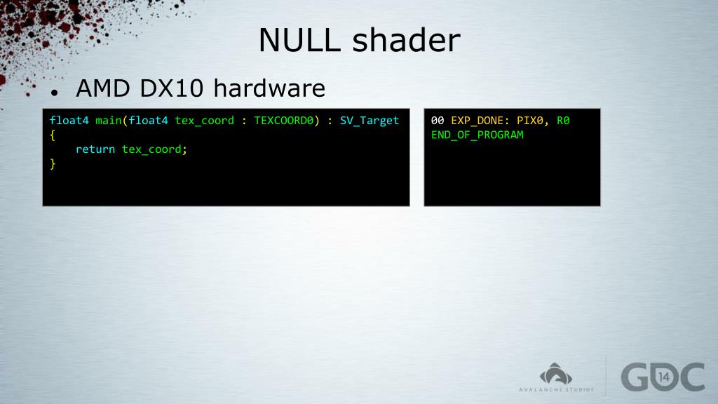 Ppt Low Level Shader Optimization For Next Gen And Dx11 Emil Persson Head Of Research Avalanche Studios Powerpoint Presentation Id Ppt Low Level Shader Optimization For Next Gen And Dx11 Emil Persson Head Of Research Avalanche Studios Powerpoint Presentation Id