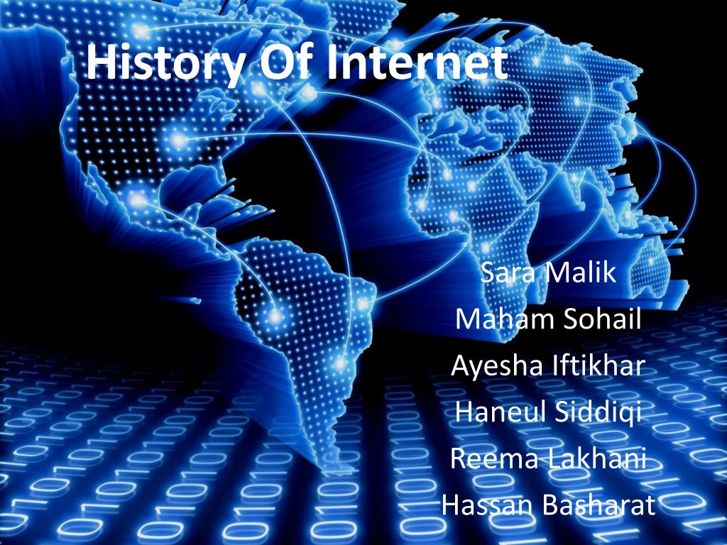 history of internet ppt presentation