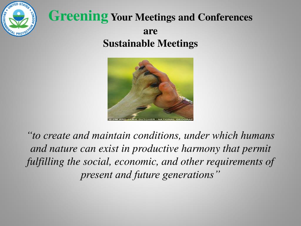 Ppt Greening Your Meetings And Conferences Epa Guidelines Powerpoint Ppt Greening Your Meetings And Conferences Epa Guidelines Powerpoint