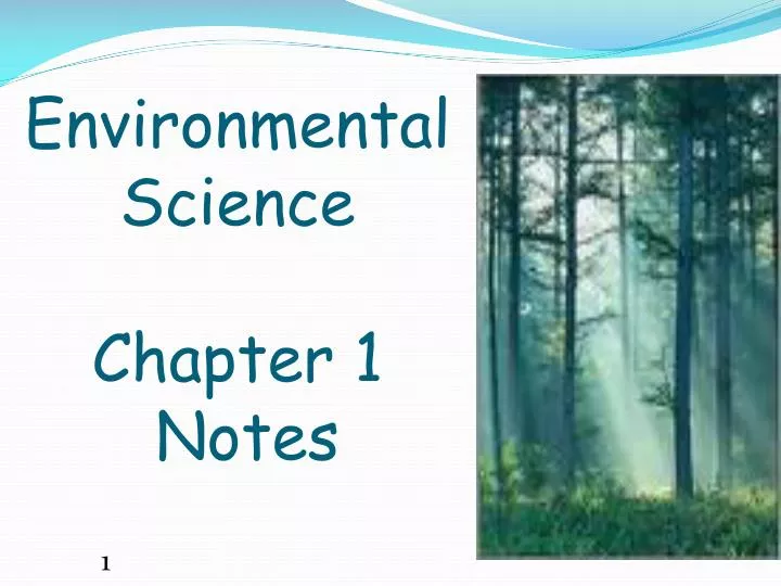 environmental science literature review example