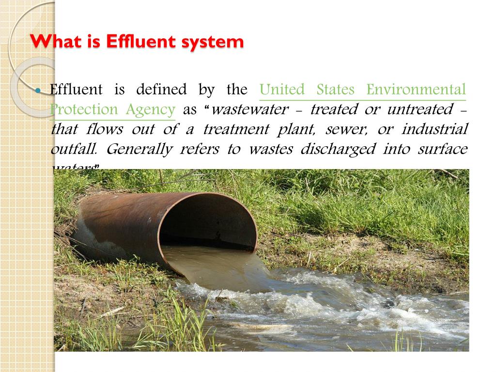 PPT Waste Water Recycling SystemEffluent System PowerPoint