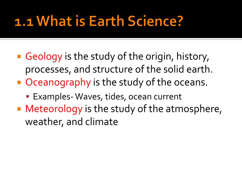 research topics earth science