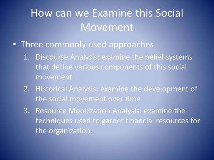 components of social movements
