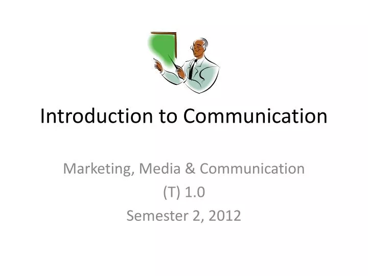 introduction to communication powerpoint presentation