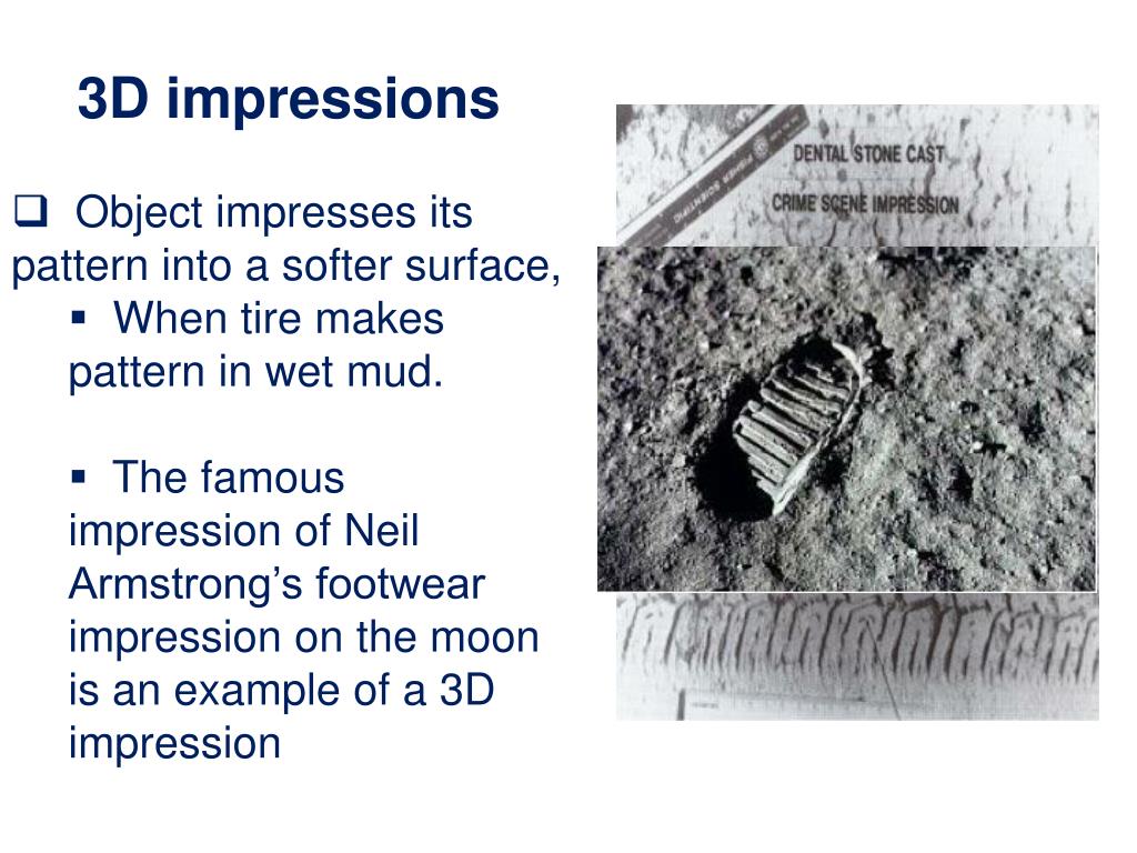 impression evidence examples