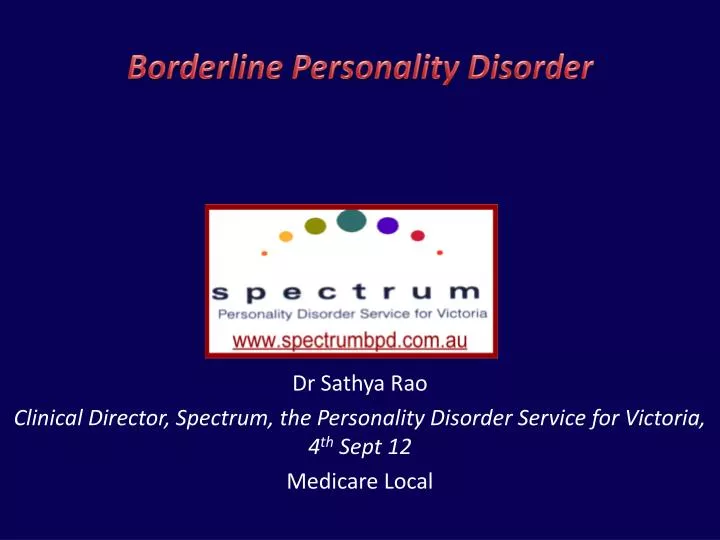 borderline personality disorder n.