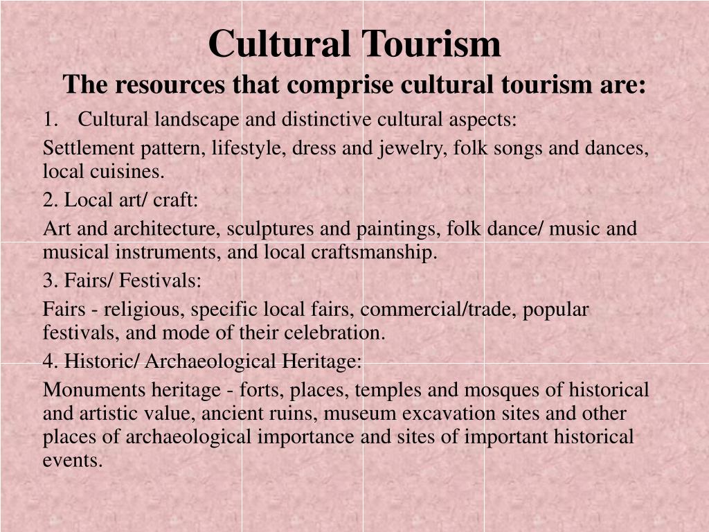 culture tourism explain