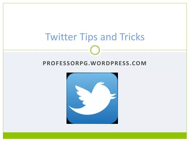 twitter tips and tricks n.