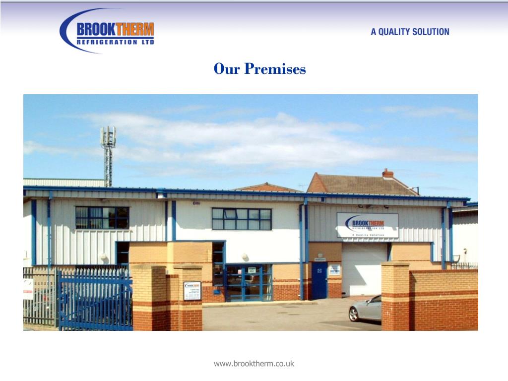 PPT to Brooktherm Refrigeration Limited PowerPoint