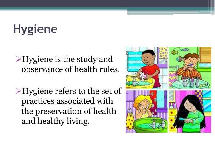 PPT Personal hygiene PowerPoint Presentation ID1622349