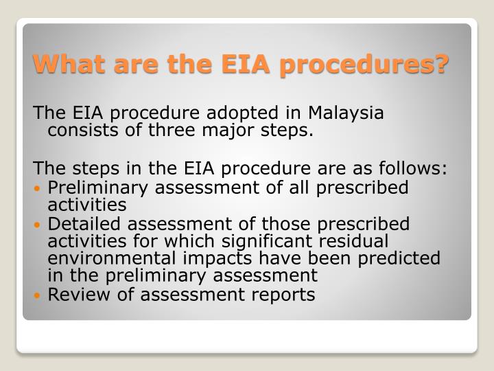 PPT - Environmental Impact Assessment PowerPoint ...